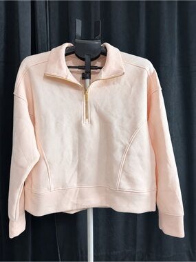 CALIA Blush Pink Quarter-Zip Pullover – Women’s Medium